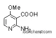 Molecular Structure of 773099-92-6 (2-amino-4-methoxynicotinic acid)